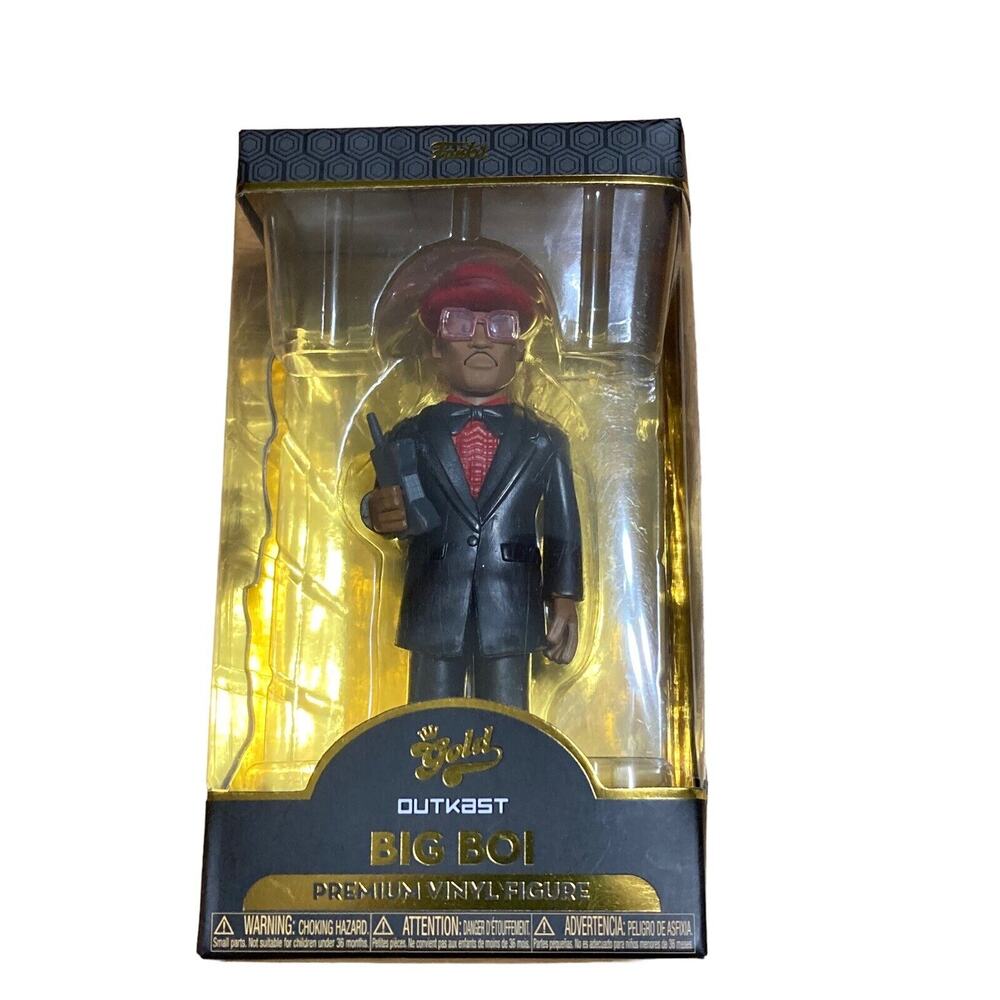 Funko BIG BOI Gold Premium Vinyl Figure - Outkast ~‎ 5 inch - New In Box NIB